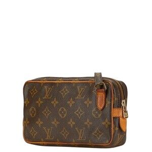 Louis Vuitton Brown Monogram Pochette Bandouliere Shoulder Bag Marly